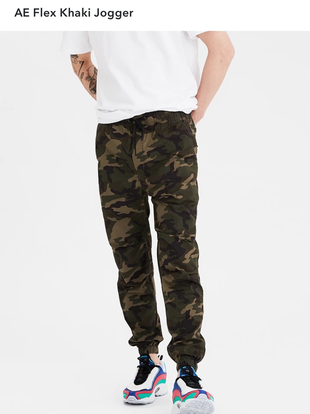 American Eagle Men's Camo Flex Jogger